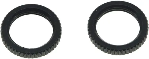 Miniatura 2 de KAISH Paquete de 2 tuercas de palanca de guitarra moleteada fina americana de 15/32 pulgadas para Les Pauls con interruptor Switchcraft, color negro