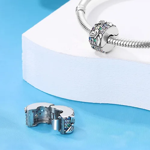 Miniatura 64 de LNQOBU Happy Life - Colgante para pulseras de abalorios, plata de ley 925 para mujer (con un espaciador de cuentas)