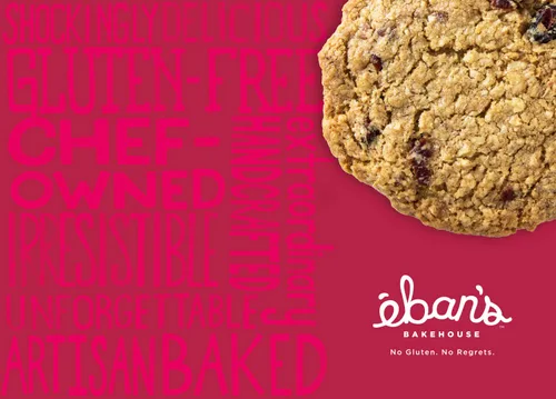 Miniatura 8 de Eban's Galletas frescas horneadas sin gluten – 24 galletas grandes (2 cajas de 12) – suaves y masticables, envueltas individualmente, gourmet, sin