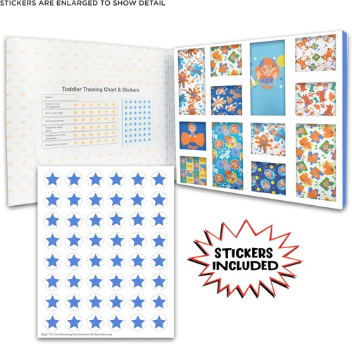 Miniatura 3 de Blippi Boys Exclusive 12-Days Advent Box of Surprise Underwear Pack Makes Potty Training Fun with Stickers, 2/3t, 4t and 5t