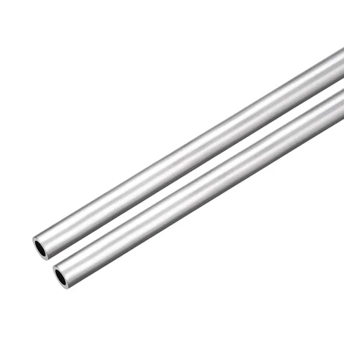 uxcell 2 unids 6063 tubo recto redondo de aluminio sin costura 1 pie longitud 0.195 pulgadas ID 0.273 pulgadas OD