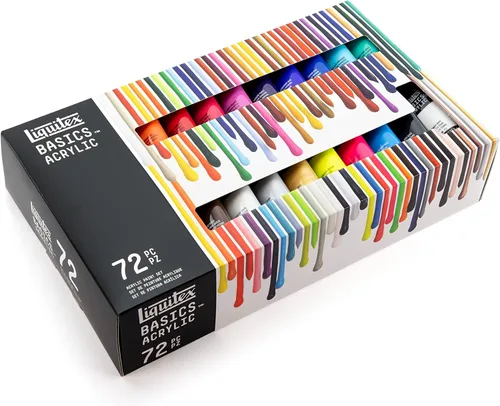 Miniatura 12 de Liquitex BASICS: juego de 72 tubos de pintura acrílica, 22ml (0.74 onzas)