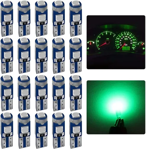 Miniatura 13 de AUXLIGHT 20 bombillas LED T5 para tablero de instrumentos 3030 chipsets 74 37 27 17 2721 reemplazos para puerta interior cúpula panel
