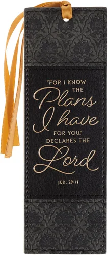 Miniatura 32 de Christian Art Gifts - Marcapáginas premium de piel sintética vegana con escritura bíblica para mujeres: Cuando ella habla - Proverbios 31:26, Marrón