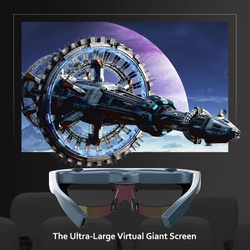 Miniatura 3 de Gafas AR/XR-VILINE - Lentes inteligentes para videojuegos, pantalla de video, ajuste de miopía, lentes de sol de brillo 1800, FHD adaptados
