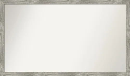 Miniatura 502 de Amanti Art Espejo personalizado, espejo de baño gris plomo a rayas, espejo de pared o espejo de tocador de baño sobre el fregadero