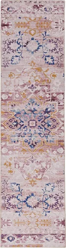 Miniatura 35 de Linon The Anywhere Alfombra lavable a máquina Linus Rosa/Dorado, 5 x 7 pies
