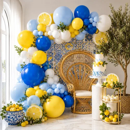 Miniatura 10 de Kit de arco de globos azul negro y blanco, kit de guirnalda de globos azul marino blanco negro con globos de látex plateado metálico globos de Azul