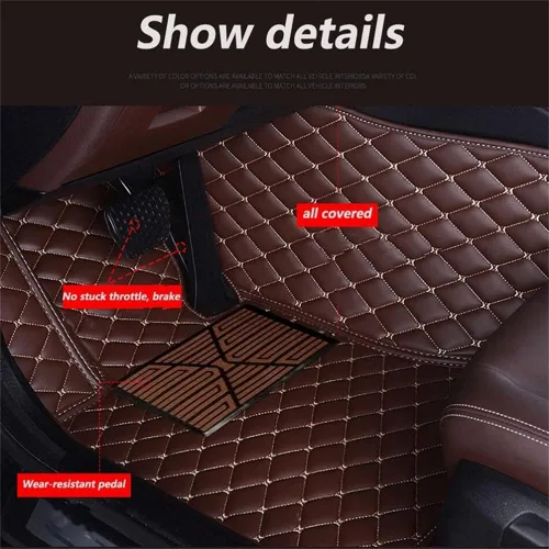 Miniatura 2 de Las alfombrillas de automóvil personalizadas son adecuadas para Audi A8/A8L 2006-2021, forro impermeable, juego completo de suelos respetuosos