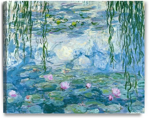 Miniatura 90 de Pinturas clásicas mundiales de Claude Monet Impresión giclée sobre lienzo alargado, pieza de galería para colgar y decorar el hogar, The CliffWalk