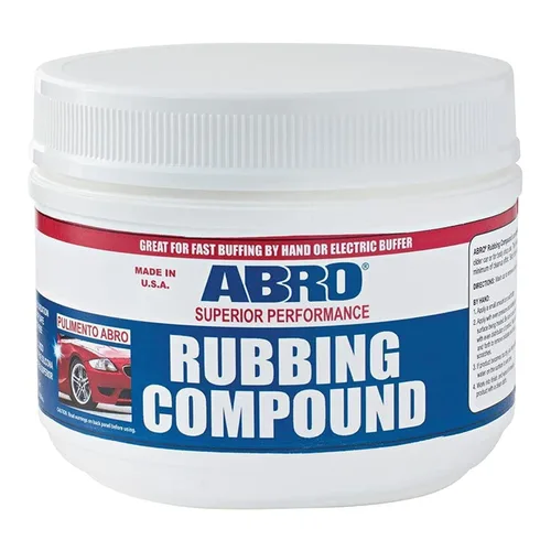 Miniatura 10 de ABRO Compuesto de frotamiento automotriz de Rendimiento Superior para acabados oxidados, brillo, suavidad y limpieza, removedor de arañazos