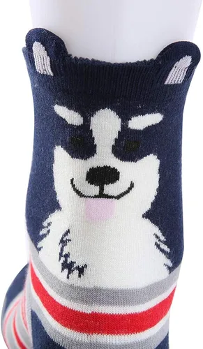Miniatura 4 de Calcetines Grils lindos para mujer calcetines para perros y gatos calcetines divertidos y novedosos regalos de animales de Navidad para mujeres
