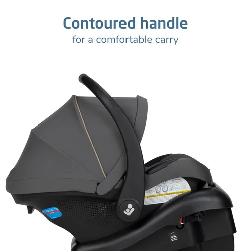 Miniatura 5 de Maxi-Cosi Mico Pro Asiento de automóvil infantil para bebé con base, silla ventilada, almohadilla suave para reposacabezas, pestillo de fácil