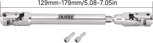Miniatura 2 de INJORA Eje de transmisión de acero inoxidable resistente para Axial SCX10 90046 AXI03007 TRX4 Redcat Gen8 1/10 RC Car Crawler Upgrad(5.079 in-7.047