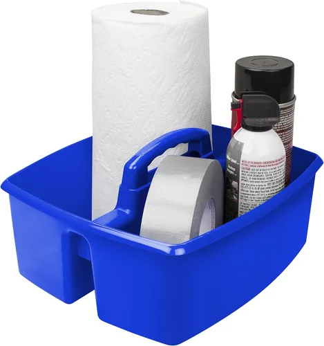 Miniatura 24 de Storex, clasificador grande para manualidades para salón de clases con tazas, 13 x 11 x 6.575 pulgadas, verde, caja de 2 unidades (00983A02C)