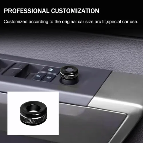 Miniatura 4 de Accesorios para Toyota Tundra 2025 2022-2024 Sequoia 2023-2025 Cubierta de la perilla de la consola central, modo de conducción, tapa de inicio