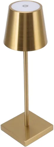 Miniatura 4 de Haofy Lámpara de mesa LED inalámbrica, lámpara de escritorio táctil, moderna, simple, recargable, de alto brillo, regulable, interruptor táctil, luz