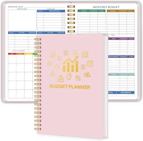 Miniatura 10 de Planificador de presupuesto - Calendario vertical de 12 meses de enero de 2026 a diciembre de 2026, 10 x 15 pulgadas, calendario colgante moderno