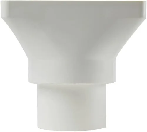 Miniatura 5 de Desagüe de piso Accesorios de repuesto de base de salida de desbordamiento de agua de rejilla de drenaje ABS blanco de 2 pulgadas