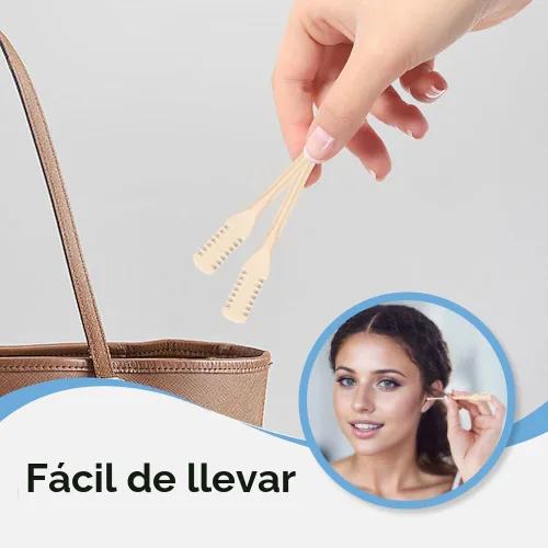 Miniatura 7 de Cortador de pelo nasal, 2026, nuevo recortador de vello de nariz para hombres y mujeres, herramienta de eliminación de vello manual portátil Beige