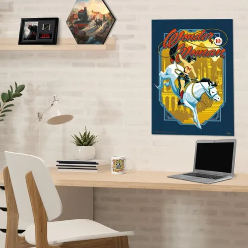 Miniatura 3 de MIGHTYPRINT DC Comics - Wonder Woman - Lasso of Victory - 17" x 24" Wall Art - Officially Licensed Collectible - Ideal for Gifting and Collecting