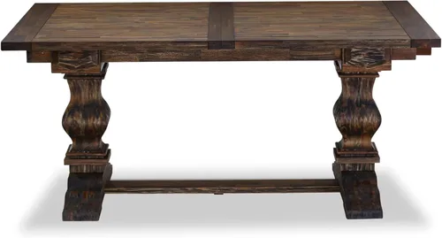 Miniatura 3 de East West Furniture LAGA11-78-03 - Juego de mesa de comedor de 11 piezas, incluye una mesa de comedor rectangular con hojas extraíbles y 10 sillas
