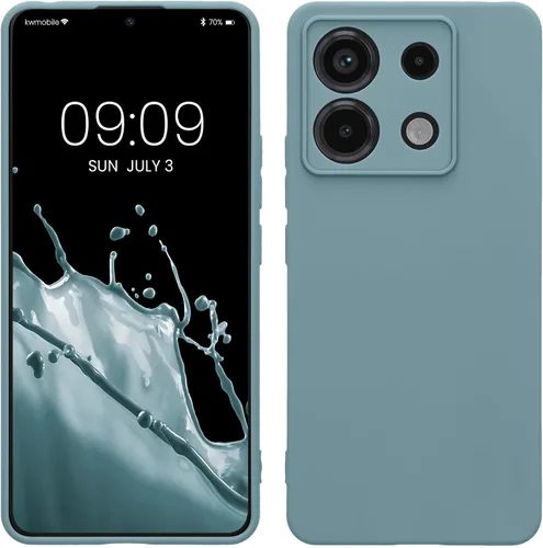 Miniatura 101 de kwmobile Funda compatible con Xiaomi Redmi Note 11 / Note 11S - Funda protectora de silicona TPU suave y delgada - Azul Báltico
