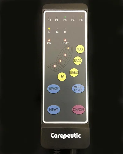 Miniatura 5 de Carepeutic Targeted Zone Deluxe - Alfombrilla de masaje con vibración con terapia de calor, 7 libras