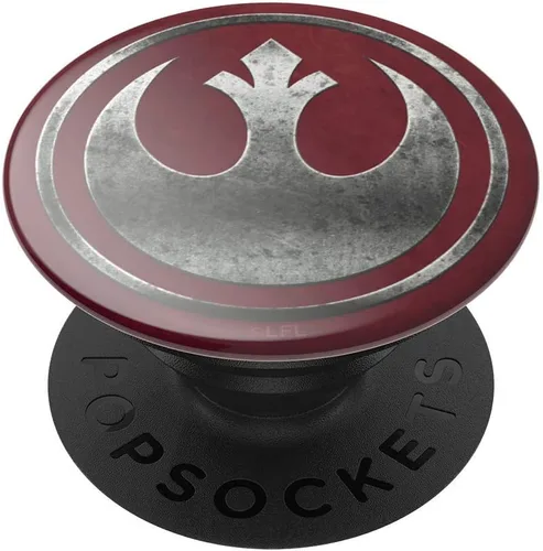 PopSockets - Agarre para teléfono con soporte expandible, agarre adhesivo, Star Wars Classics - Icono rebelde