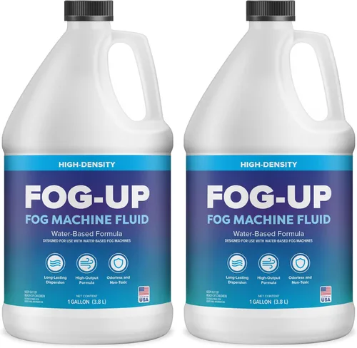 Miniatura 9 de FogUp - Jugo de niebla de alta densidad, extremadamente duradero, de alto rendimiento, grueso, no irritante, para interiores y exteriores, sin olor