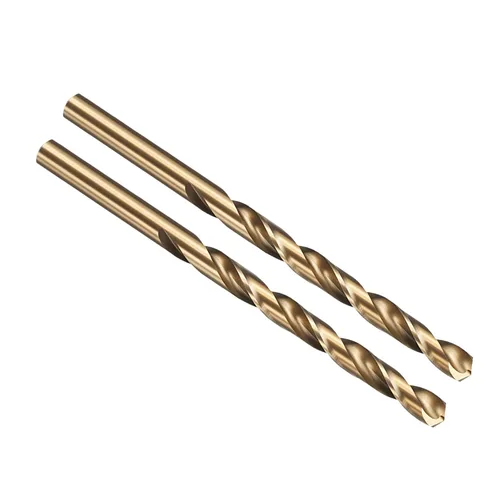 Miniatura 11 de PATIKIL Broca Jobber de 0.039 in, vástago recto M35 cobalto 5% acero de alta velocidad 135° acabado dorado para metal duro de acero inoxidable - 2