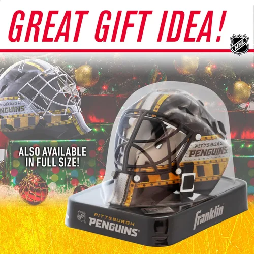 Miniatura 4 de Franklin Sports mini máscara para portero con logo de la NHL