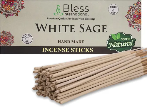 Miniatura 65 de Bless International varillas de incienso 100 % natural hechas a mano, sumergidas a mano, el mejor aroma Incienso y mirra