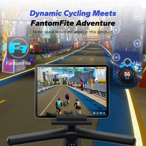 Miniatura 9 de MERACH Bicicleta Reclinable Estática para el Hogar con Bluetooth Inteligente y Aplicación Exclusiva para Bicicletas de Ejercicio, LCD, Manillar