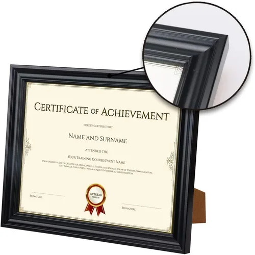 Miniatura 5 de Memory Island Marcos para documentos de 8.5 x 11, juego de 4 marcos de certificados para pared o mesa, marcos de diploma para premio de grado