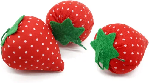 3 piezas de fresas en forma de aguja cojín DIY herramienta artesanal para coser punto de cruz hogar aguja de coser alfiler cojín almohada alfiler