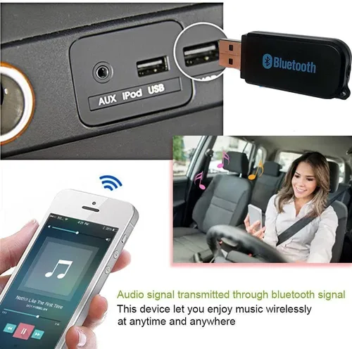 Miniatura 4 de Adaptador USB Bluetooth para coche, adaptador de audio inalámbrico receptor de música para el hogar, sistema de sonido estéreo para automóvil