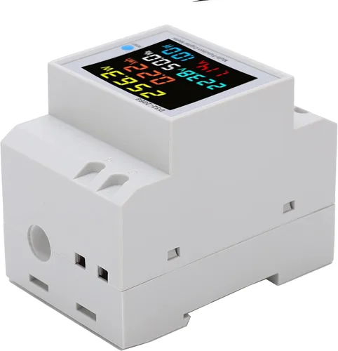 Miniatura 9 de Medidor de vatios-hora, medidor eléctrico LCD, medidor de electricidad monofásico, medidor de energía para el hogar, medidor de energía monofásico