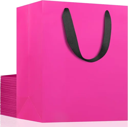 Miniatura 33 de EUSOAR Bolsas de papel de estraza grandes de 9.8 x 5.1 x 12.6 pulgadas a granel, bolsas resistentes para recuerdos de fiesta, cumpleaños, bodas