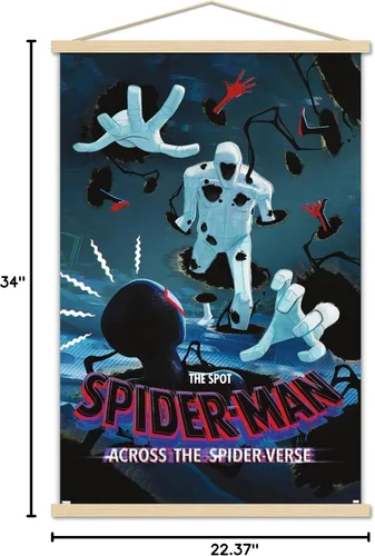 Miniatura 7 de Trends International Marvel Spider-Man: Across The Spider-Verse - The Spot - Póster de pared de una hoja, 22.37 x 34.00 pulgadas, paquete de Juego