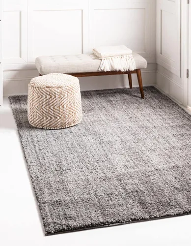 Miniatura 24 de Unique Loom Shaggy Chic Collection - Alfombra de área lanuda (9 pies 4 pulgadas x 12 pies 2 pulgadas, rectangular, color blanco sal marina)