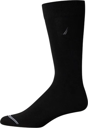Miniatura 4 de Nautica Calcetines de vestir para hombre, calcetines redondos con patrones (paquete de 10)