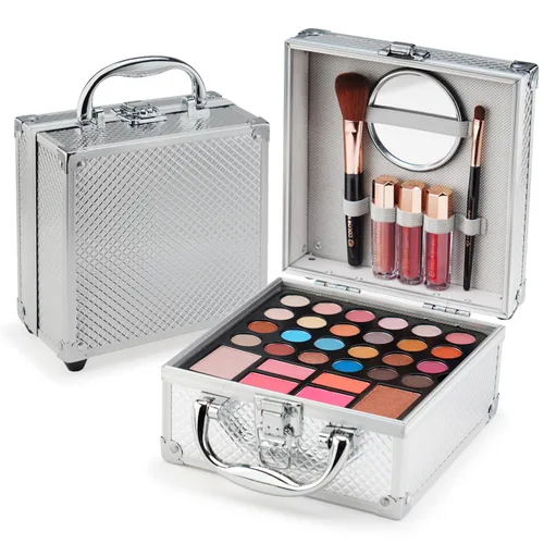 Miniatura 10 de Color Nymph Kit de maquillaje para principiantes para adolescentes con estuche de tren pequeño para cosméticos incluido, paleta de 24 sombras