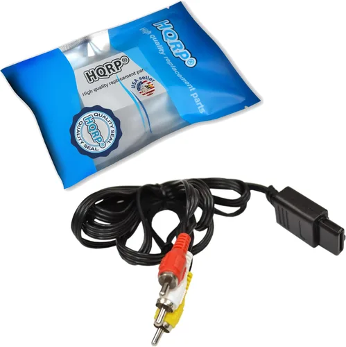 Miniatura 2 de HQRP Cable AV Multi para Nintendo Super NES/Gamecube - 3 RCA Composite Audio Video Cord, Multi Out Connector