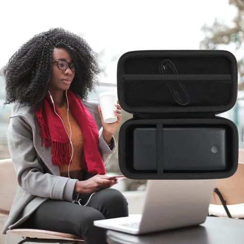 Miniatura 9 de khanka Funda para banco de energía Anker, 20,000 mAh 87 W, bolsa de viaje dura para cargador de batería Anker 20K 87W (A1383), solo funda