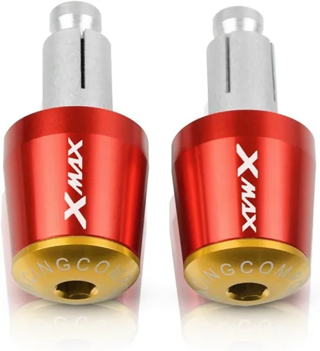 Miniatura 6 de Accesorios de motocicleta para Xmax 7/8 "0.866 in manillar empuñaduras tapa de extremo de barra para Yamaha Xmax 125 250 300 400 X MAX 2017