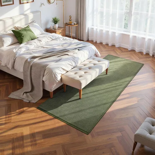 Miniatura 6 de ISEAU Alfombra de pasillo de 2 x 6 pies para pasillo, alfombra de espuma viscoelástica suave con agarre de silicona antideslizante mejorada, lavable