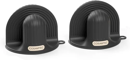 Miniatura 4 de Juego de guantes de horno de silicona resistentes al calor, mini guantes para horno y agarraderas para ollas para la cocina, agarre antideslizante