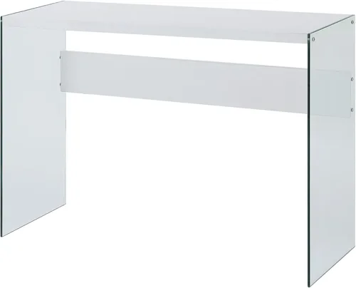 Miniatura 10 de Convenience Concepts SoHo - Mesa de consola y escritorio, mármol blanco sintético