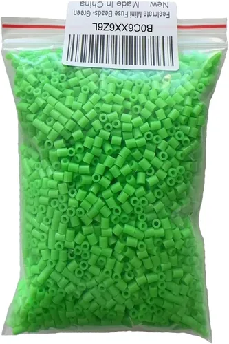Miniatura 8 de Kit de mini cuentas de fusible, 5,000 piezas de 0.102 in, kit de cuentas de fusibles de hierro, juego de manualidades Marrón